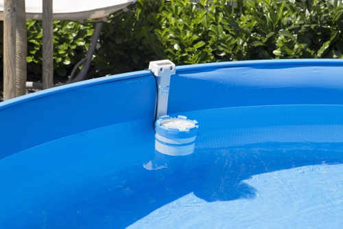 Kruhový zahradní bazény včetně kartušové filtrace