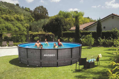 Kruhový bazén Florida v ratanovém designu