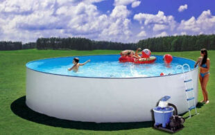 Kvalitní kruhový bazén s filtrací