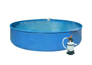 Kvalitní nadzemní kruhový bazén s filtrací