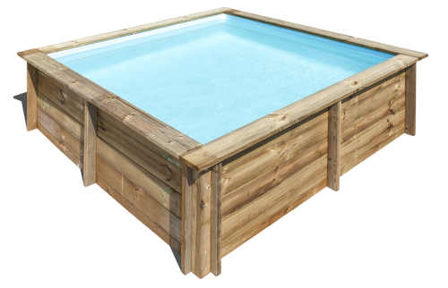 Dřevěný bazén s kartušovou filtrací