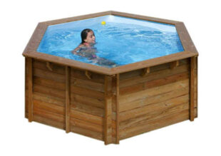 Bazén GRE s dřevěnou konstrukcí 4,0 x 1,19m