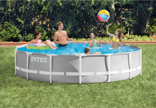 kruhový kvalitní rodinný bazén Intex