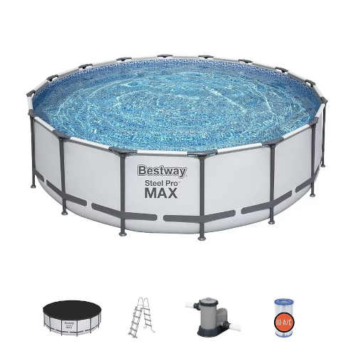 Kruhový bazén Steel Pro Max s filtrací