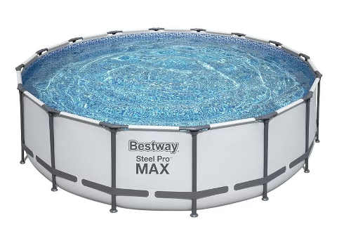 nadzemní bazén kruhového tvaru Steel Pro Max
