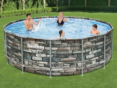 nadzemní bazén v moderním designu