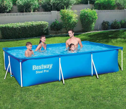 nadzemní bazén obdélníkového tvaru Bestway