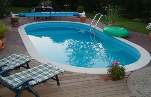 Velký zahradní zapuštěný bazén levně